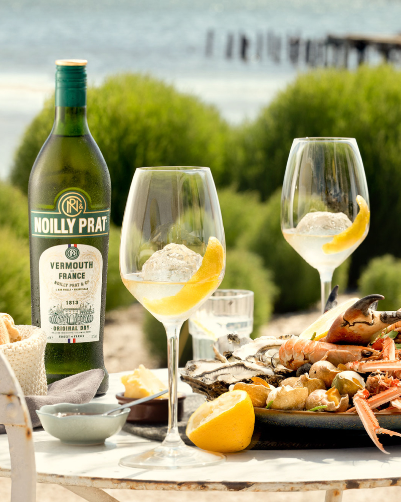 Noilly-Prat-mer Pho to verre de vin d'apéritif
